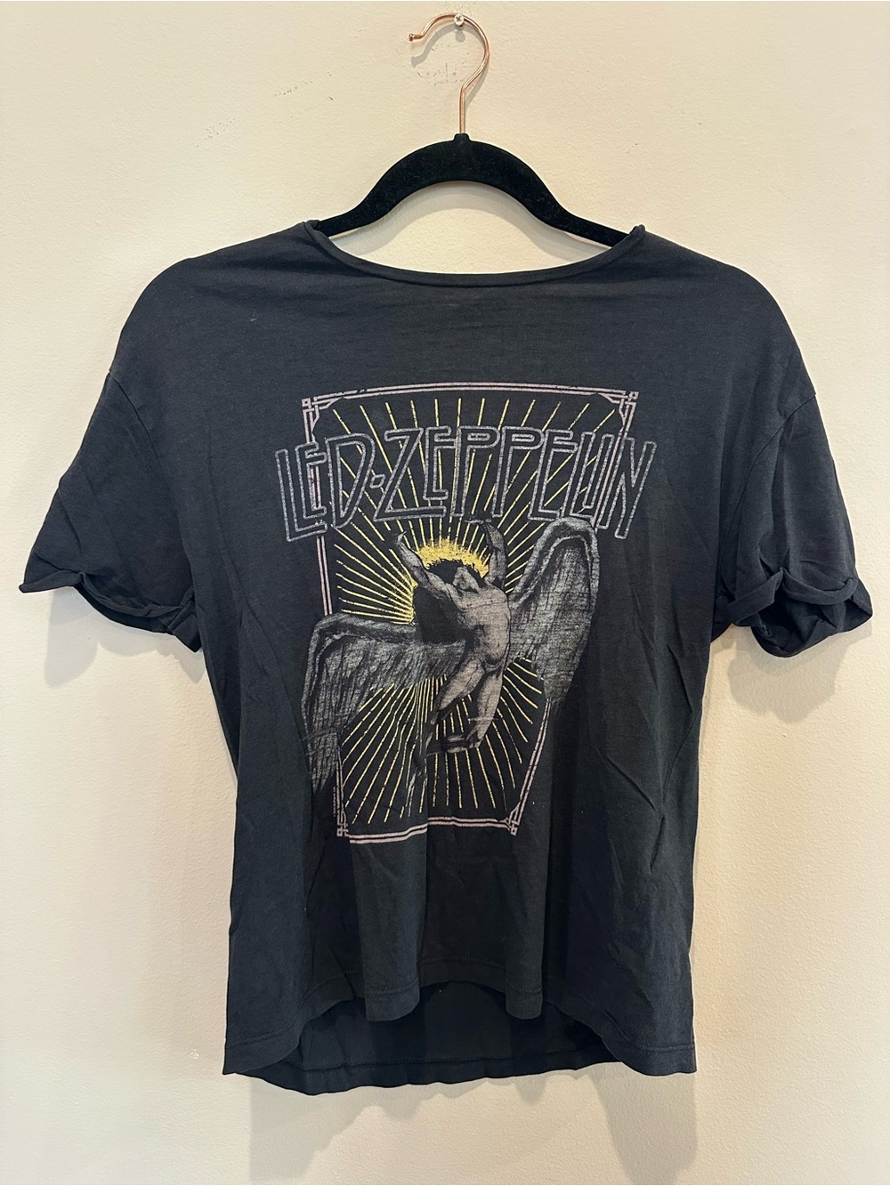 Black Graphic Band Tee - Women’s Shirt